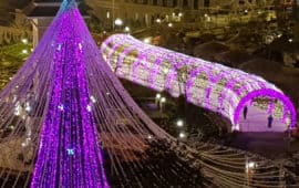 “Cây thông đẹp nhất châu Âu” tại Lễ hội mùa đông Fansipan
