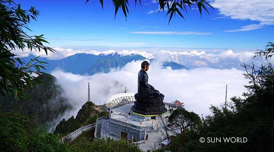 Tượng Phật A di đà - Tượng Phật bằng đồng cao nhất Việt Nam tại Sun World Fansipan legend