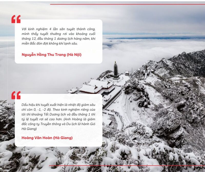 Kinh nghiệm săn tuyết tại Sa Pa từ những người đã được trải nghiệm 