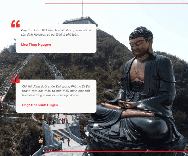 Cảm nhận của du khách khi trải nghiệm chiêm bái tại tượng Phật Sa Pa