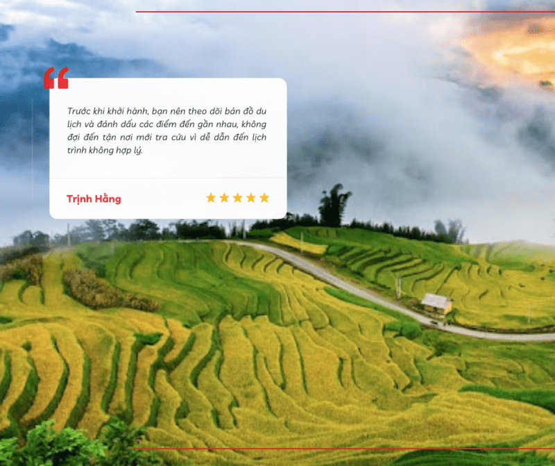 Lựa chọn vị trí điểm đến gần thung lũng Mường Hoa Lào Cai để phù hợp với lịch trình cá nhân 