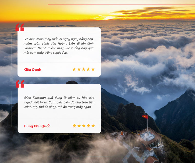 Cảnh sắc mây bồng phiêu lãng trên đỉnh Fansipan qua lời kể của các du khách